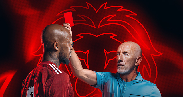Red cards score a €5 free bet