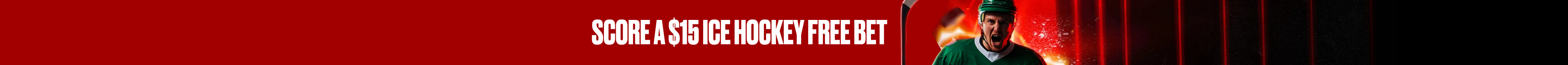 $15 Ice Hockey Kick-Off Free Bet