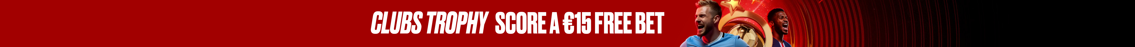 First whistle FREE BET | CHOOSE A €10 OR €15 FREE BET!