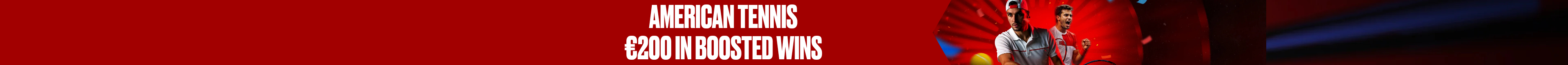 US GRAND SLAM 10% BOOSTED WINS | WIN UP TO €200 EXTRA