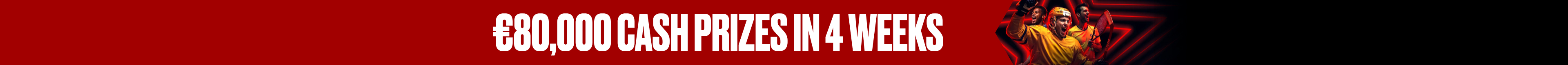 €20,000 Weekly Cash Prize Draws