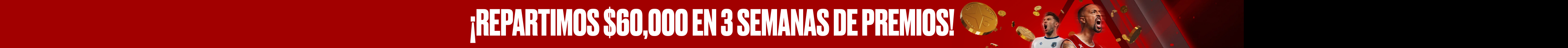 ¡Repartimos $60,000 en 3 semanas de premios!