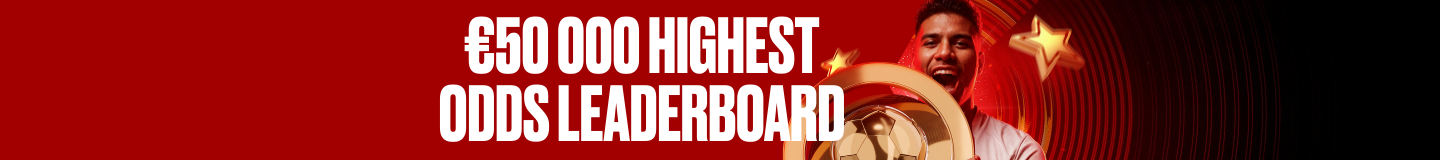 €50,000 Tackle the Highest Odds Leaderboard