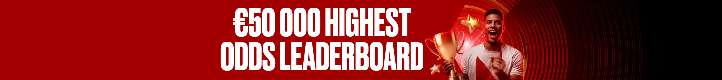 €50,000 Tackle the Highest Odds Leaderboard