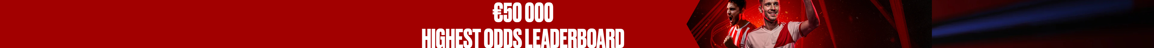 € 50 000 high odds cup
