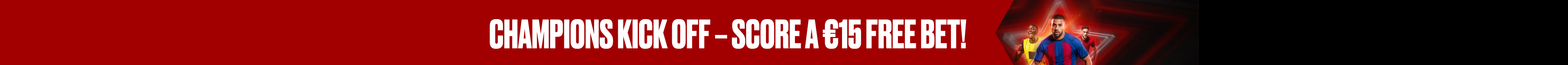 EURO ELITE FOOTBALL FREE BET | CHOOSE A €10 OR €15 FREE BET!