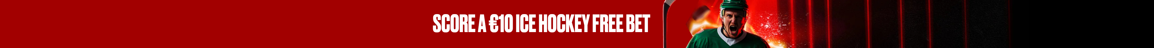 €10 Ice Hockey Kick-Off Free Bet