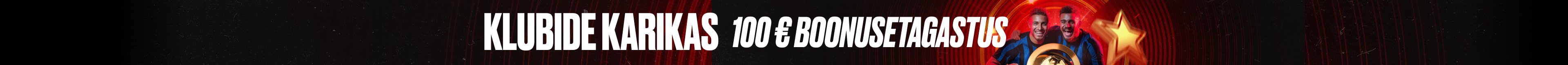 10% klubide karika boonusetagastus