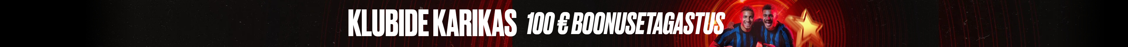 10% klubide karika boonusetagastus