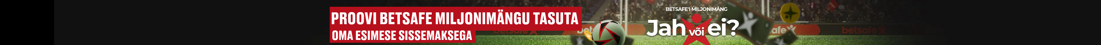 Betsafe'i miljonimäng – võida miljon!