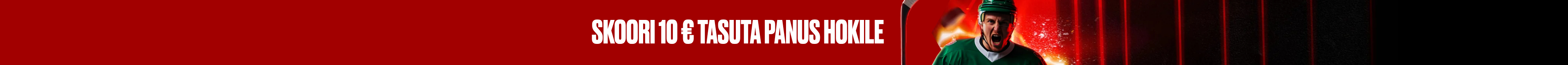 10 € jäähoki tasuta panus
