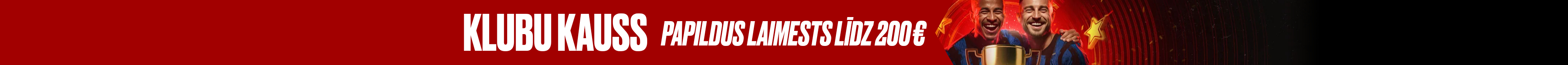 10% CashBoost laimesti lielajam Klubu kausam