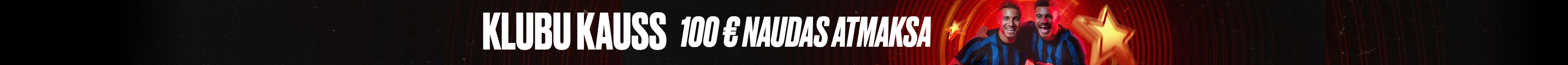 10% cashback - Klubu kauss!