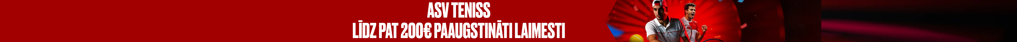 ASV GRAND SLAM 10% CASH BOOST | IEGŪSTI PAPILDUS 200 € SAVIEM LAIMESTIEM