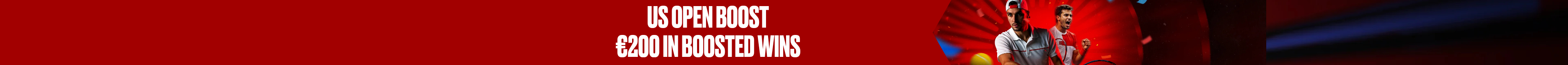 US GRAND SLAM 10% WINNINGS CASHBOOST| WIN UP TO €200 EXTRA