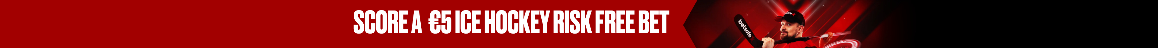 €5 Ice Hockey Kick-Off Risk-Free Bet