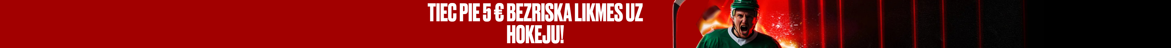 €5 Ice Hockey Kick-Off Risk-Free Bet