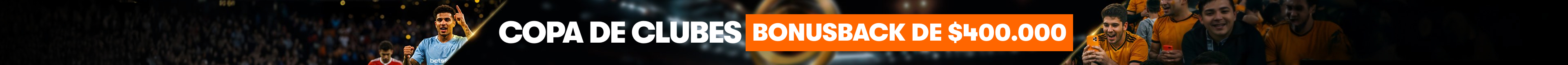 Bonusback del 10% en Copa de Clubes