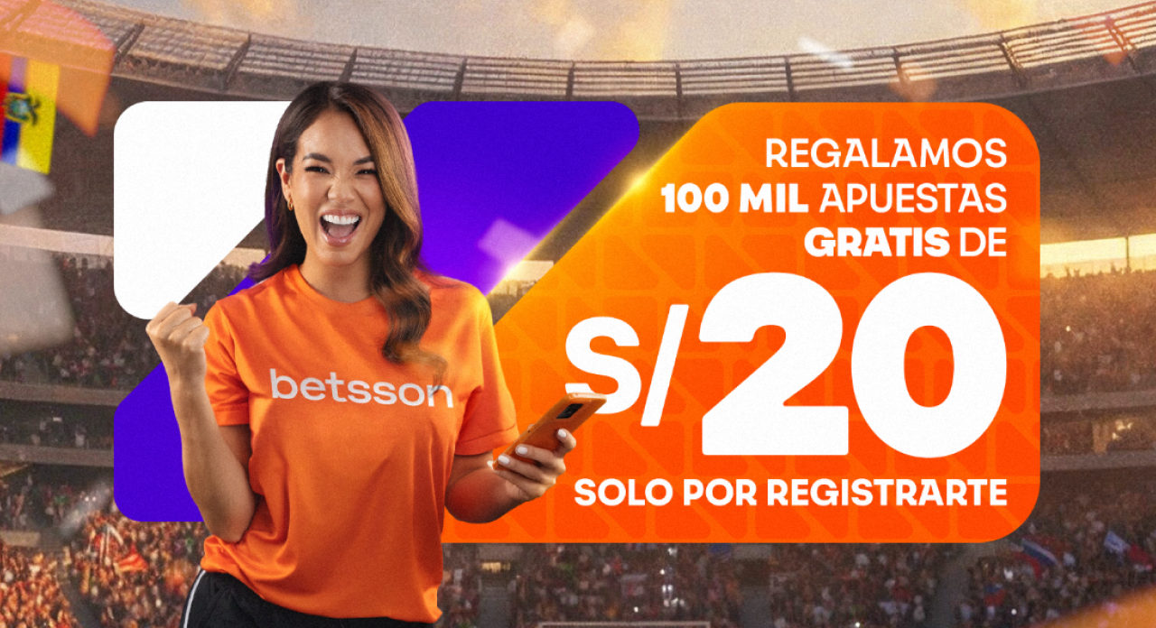 Apuesta Gratis de S/20 ¡Sin depósito!