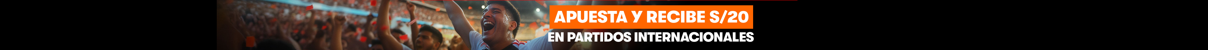 ¡Elige una Apuesta Gratis de S/10 o S/20!