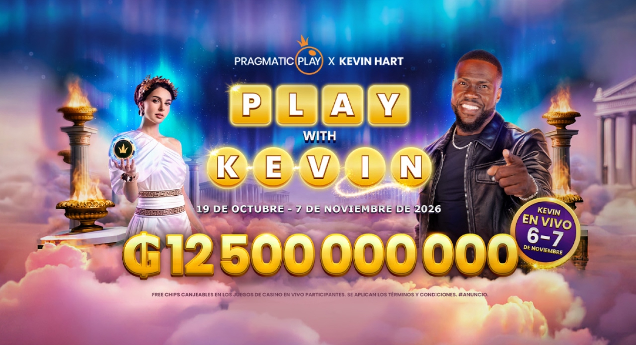 Sorteo Pragmatic Play X Kevin Hart
