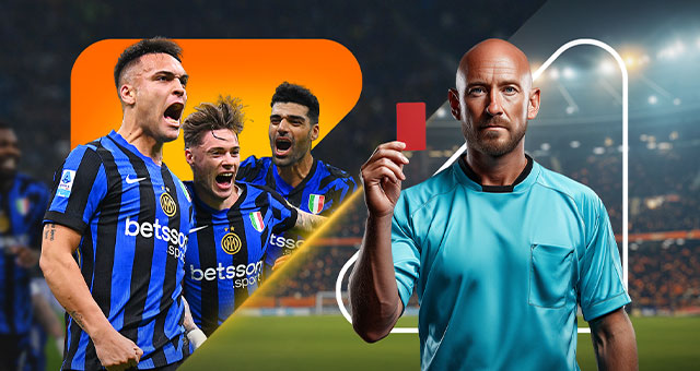 Inter Match Red Card Free Bets