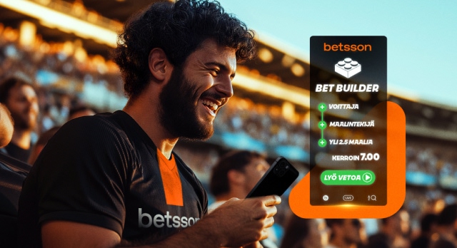 Kokeile Bet Builder -toimintoa