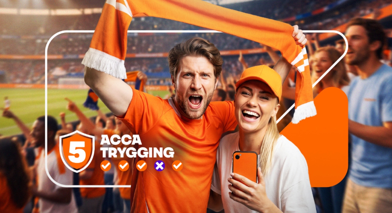 Acca-trygging - endurgreiðsla allt að €45 á hverjum degi