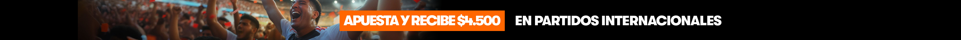 ¡Elige una Apuesta Gratis de $2.250 o $4.500!