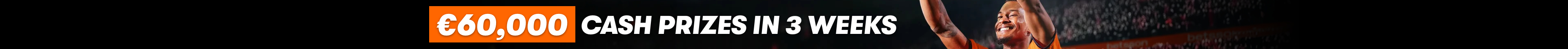 €60,000 Cash Prizes in 3 Weeks