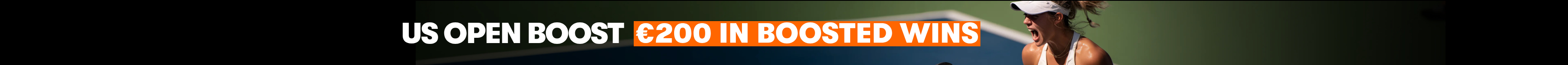 AMERICAN OPEN 10% BOOSTED WINS | WIN UP TO €200 EXTRA