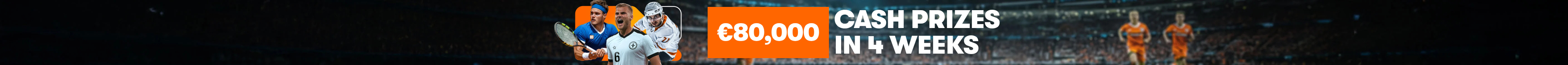 €20,000 Weekly Cash Prize Draws