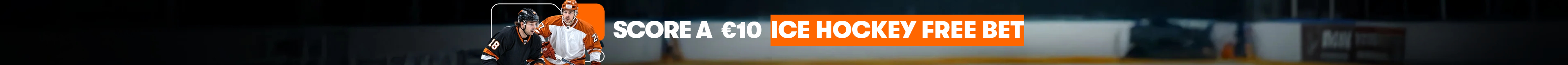 €10 Ice Hockey Kick-Off Free Bet