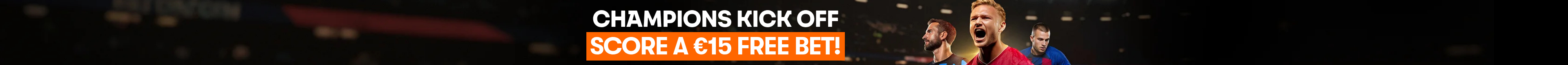 GLOBAL MATCHDAY FREE BET  | CHOOSE A €10 OR €15 FREE BET!