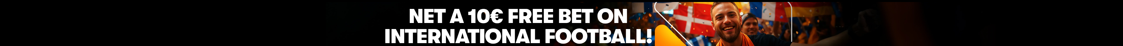 €10 International Qualifiers Free Bet