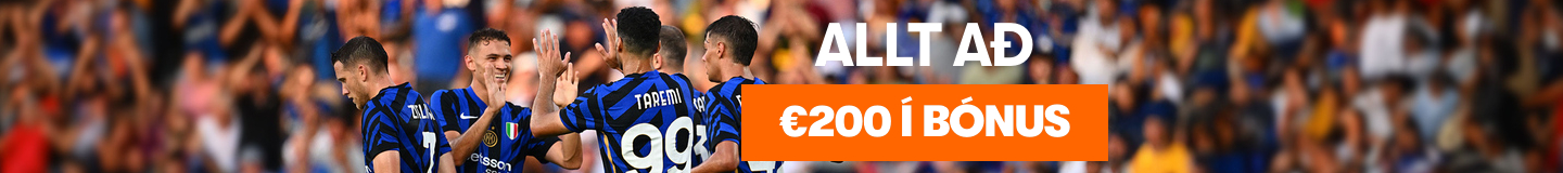 Allt að €200 í bónus