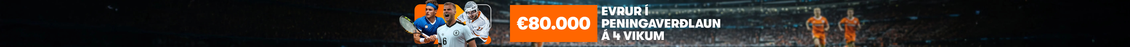 €20.000 vikulegur útdráttur