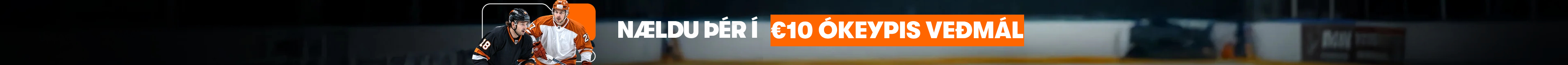 €10 Íshokkíveðmál
