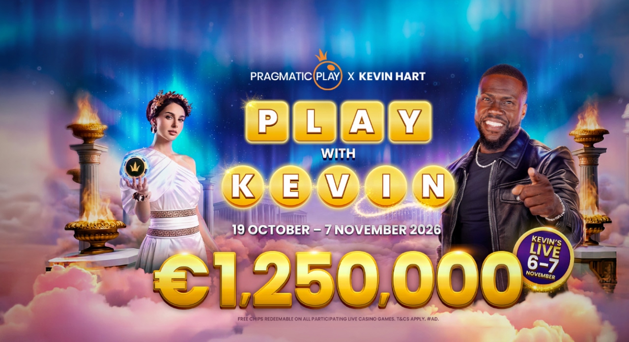 €1.25M Pragmatic Play X Kevin Hart Prize Drop