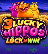 3 Lucky Hippos Lock N Win