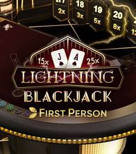 First Person Lightning Blackjack
