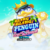 Bling Bling Penguin Ice On The Beach Lotsaloot