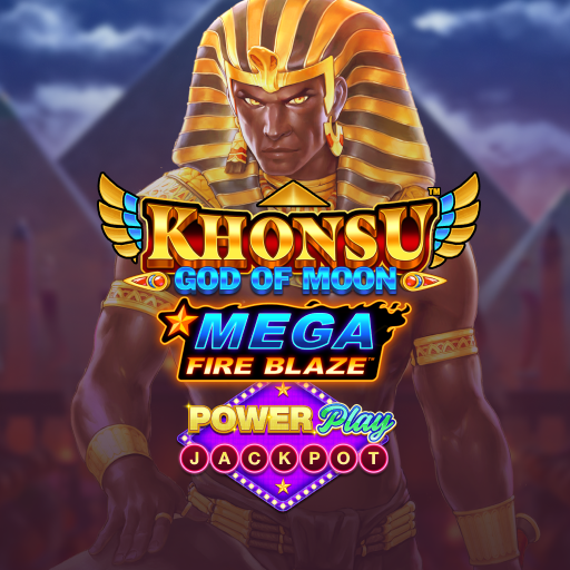 Mega Fire Blaze Khonsu God of Moon Power Play Jackpot