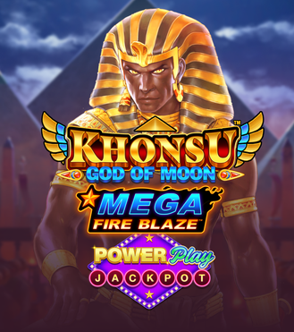 Mega Fire Blaze Khonsu God of Moon Power Play Jackpot
