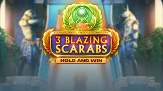 3 Blazing Scarabs Hold And Win