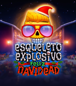 Esqueleto Explosivo Feliz Navidead