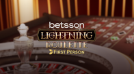 Betsson First Person Lightning Roulette