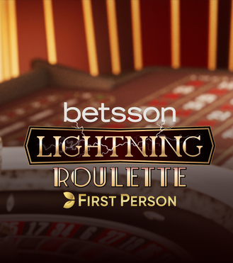 Betsson First Person Lightning Roulette
