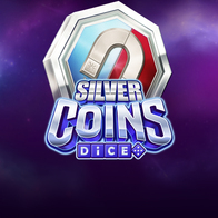 Silver Coins Dice