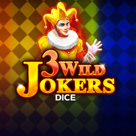3 Wild Jokers Dice